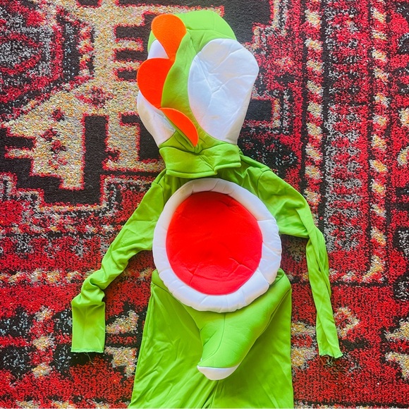 Green Dinosaur Super Mario Yoshi Kids Costume - Picture 10 of 12